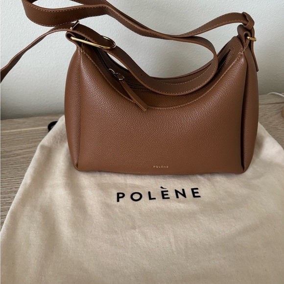 Polene Umi Camel Leather Bag - Picture 2 of 11